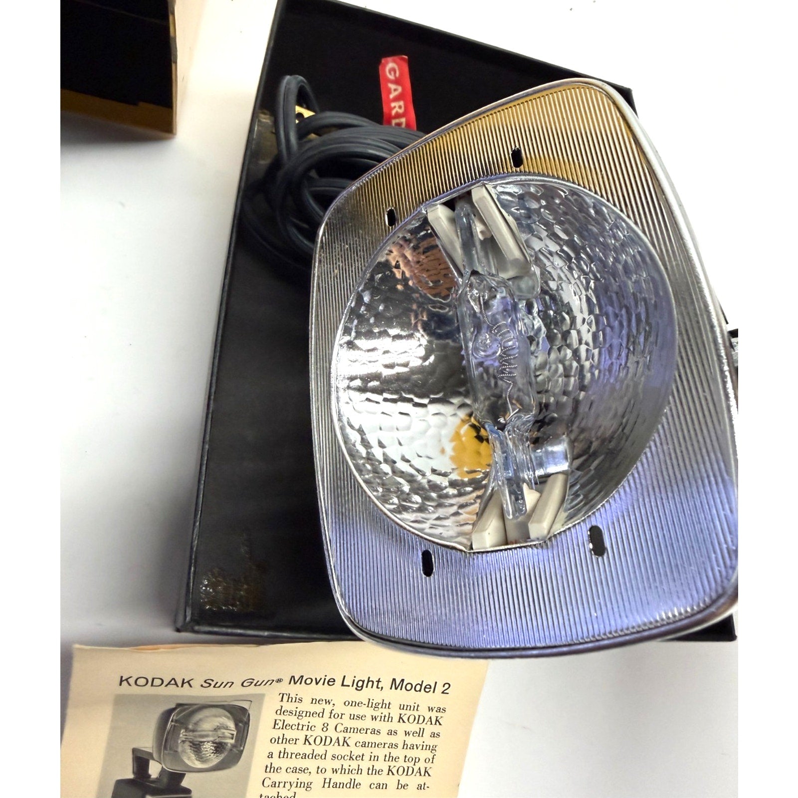 Vintage NOS KODAK Sun Gun Movie Light-Model 2