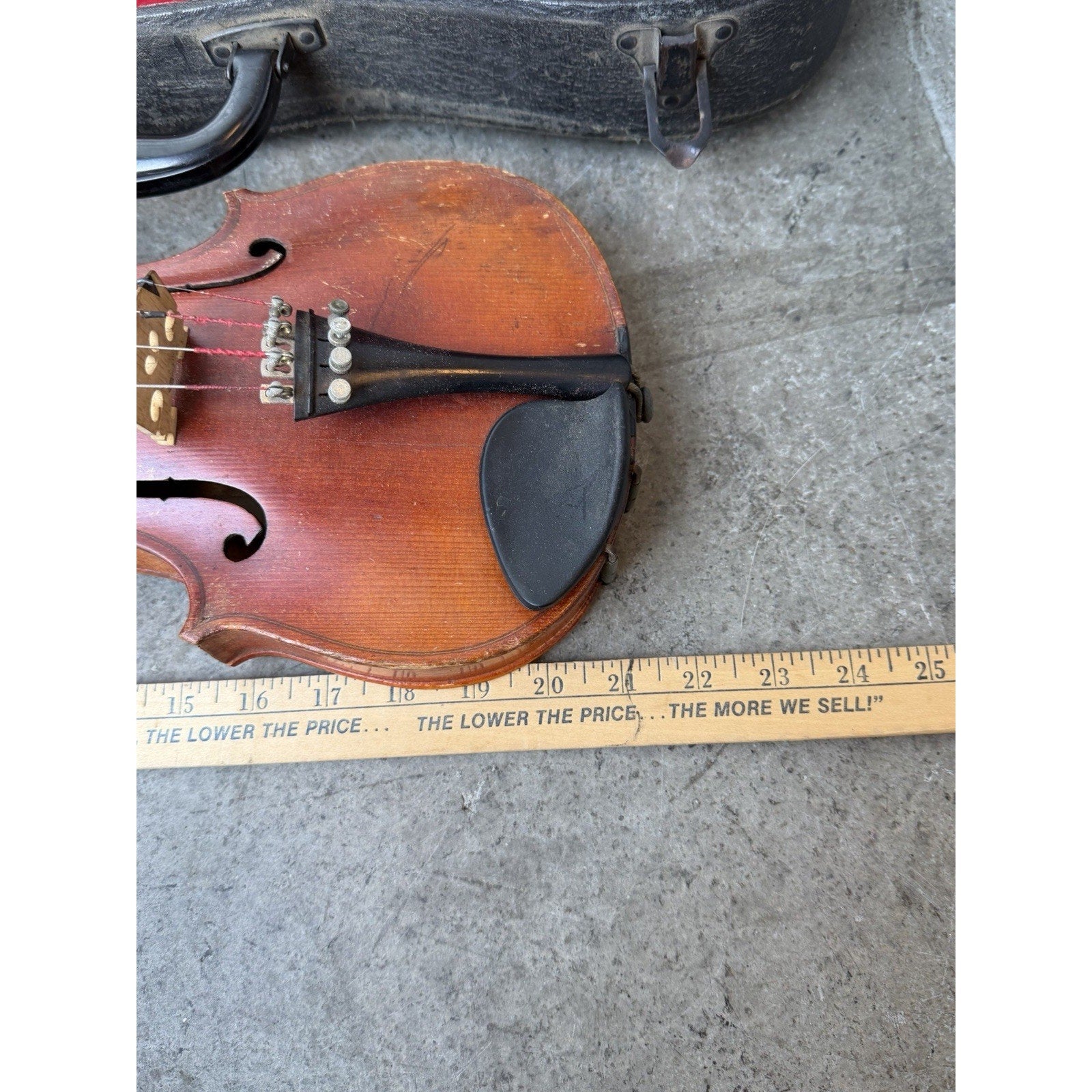 VINTAGE Violin Copy of Antonius Stradivarius Size 4/4 Made in Czechoslovakia