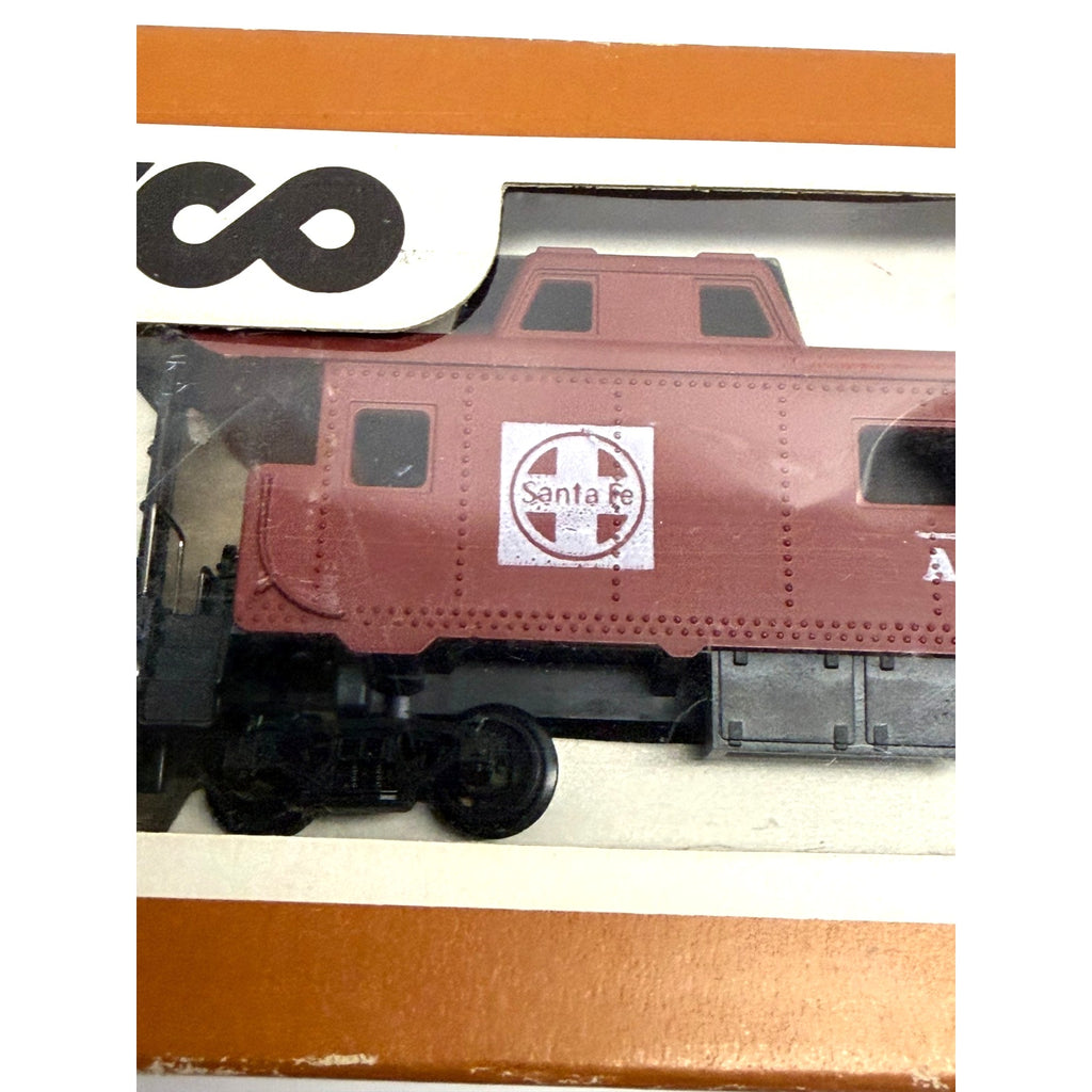 Vintage HO Scale Tyco Cupola Caboose Santa Fe AT&SF 7240 Model Trains-New In Box