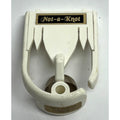 Vintage NOT -A- KNOT DOOR KNOCKER VINTAGE STYLE WHITE PLASTIC AND METAL KNOCKER