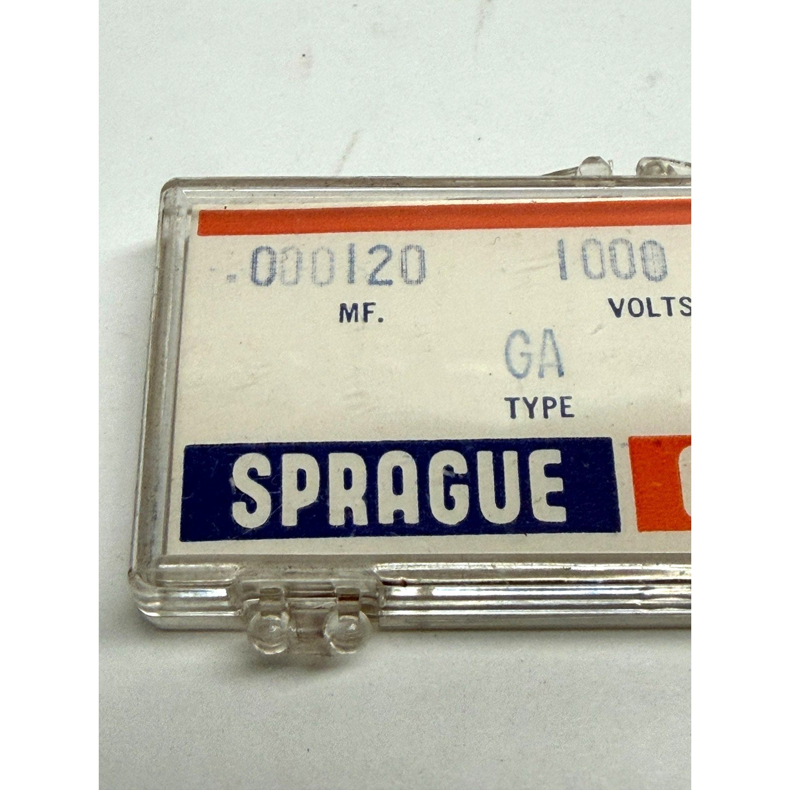 Vintage Sprague 5GA-T12 Ceramic Disc Capacitors .000120MF 1000V Cera-Mite