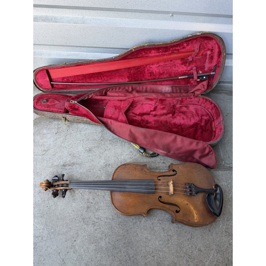 VINTAGE Hopf Violin with Case & Bow 24 Inches