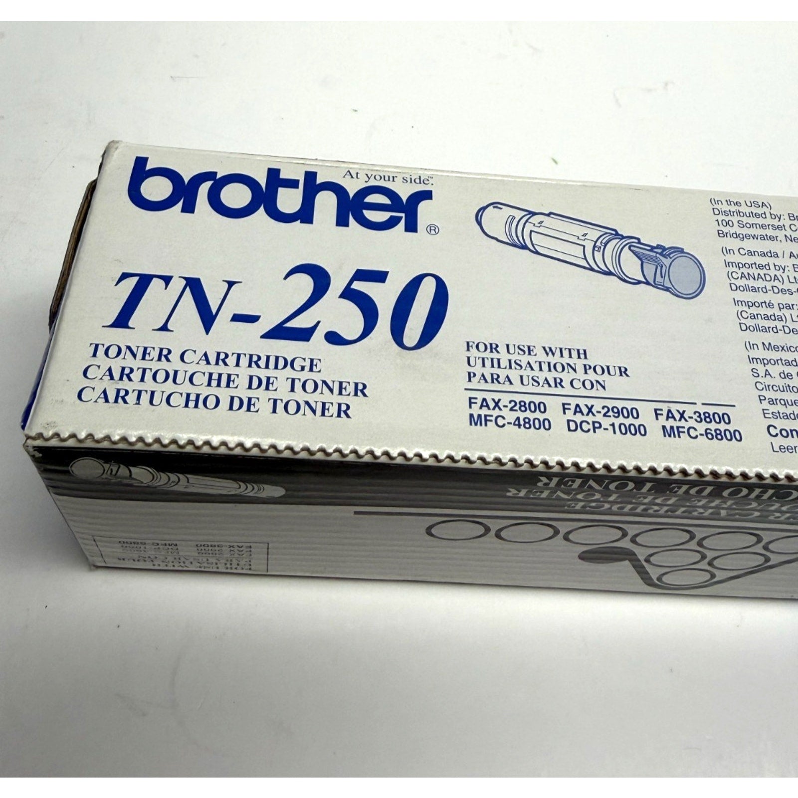 Vintage Brother TN-250 Black Toner Cartridge FAX-2800 FAX-2900 MFC-4800 DCP-1000