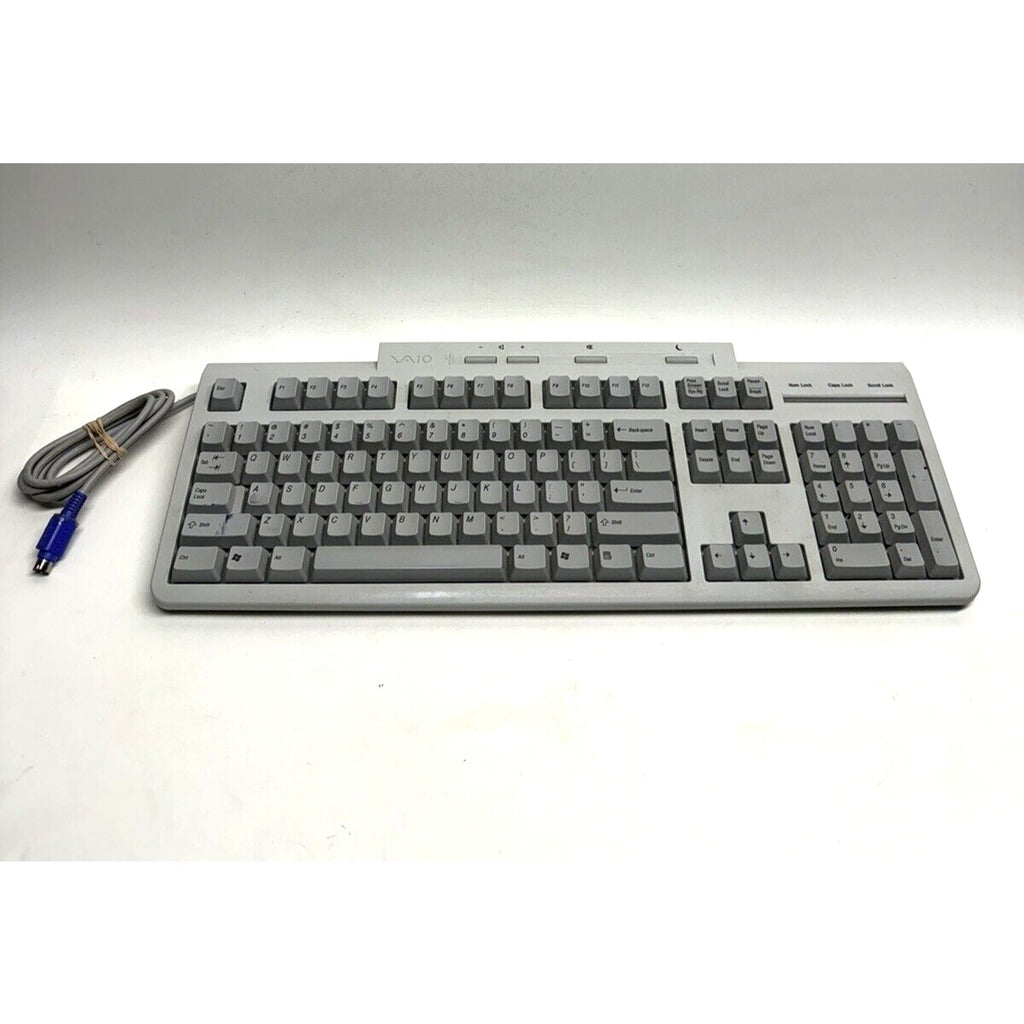 VINTAGE Sony Vaio PCVA-KB4P/U PS/2 Wired Computer Keyboard
