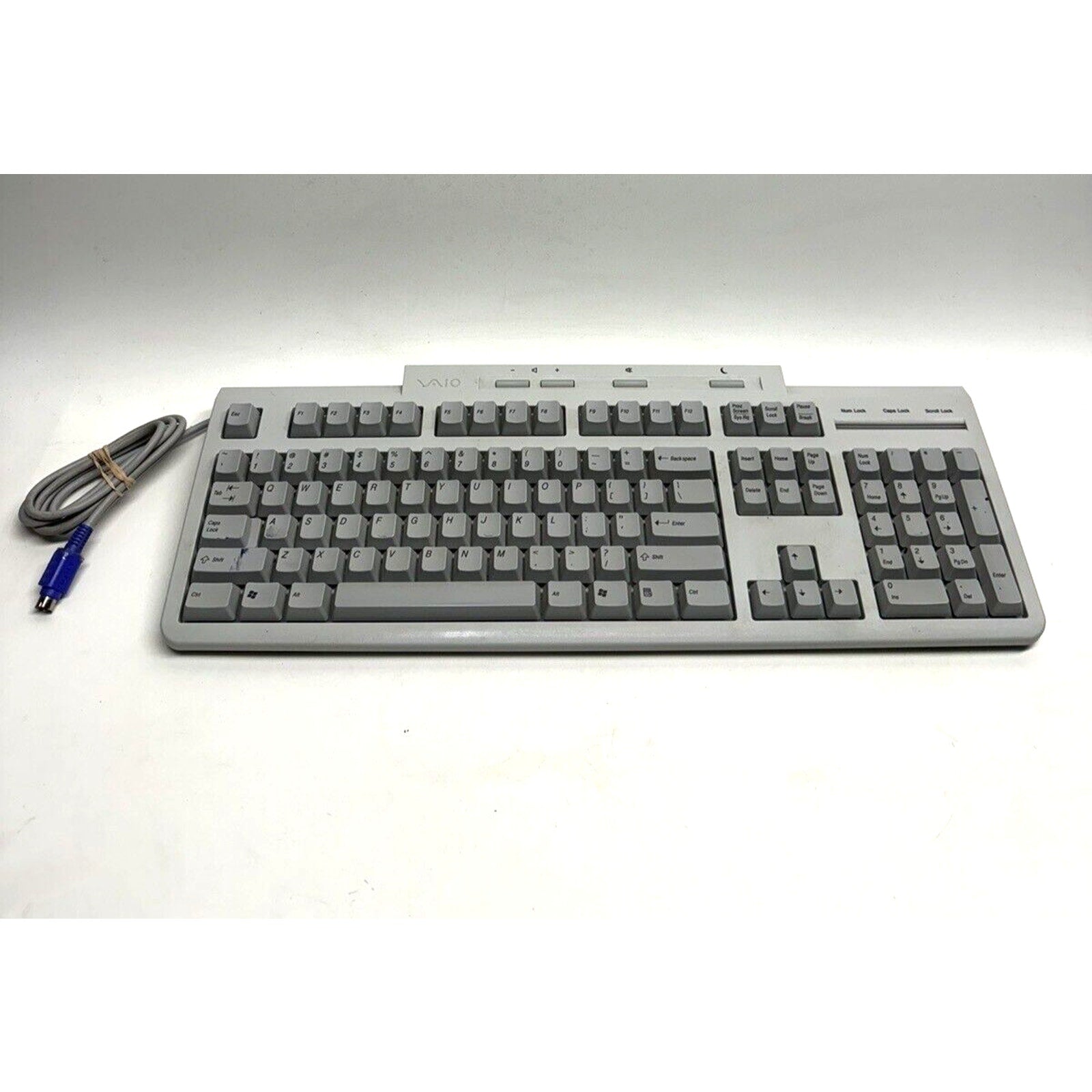 VINTAGE Sony Vaio PCVA-KB4P/U PS/2 Wired Computer Keyboard