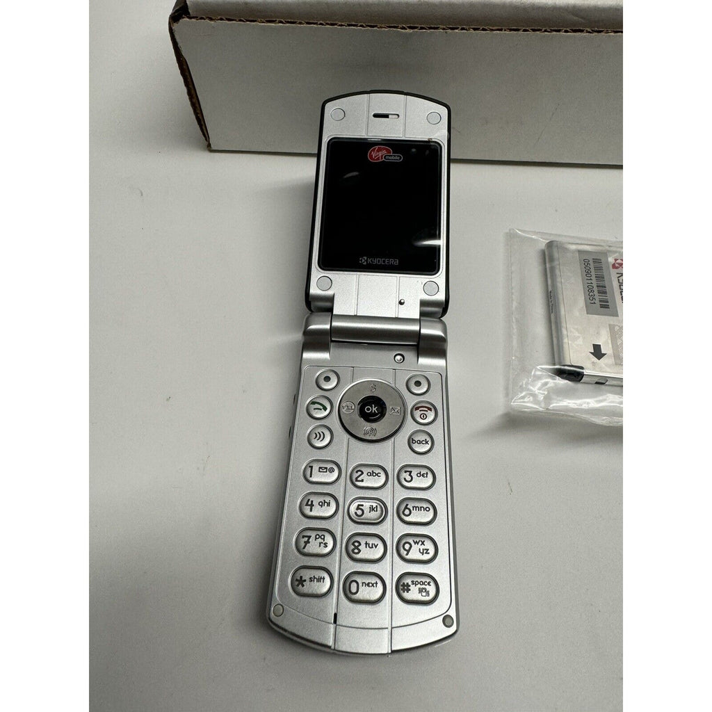 VINTAGE NOS Kyocera MARBL / Marble K127 - ( Virgin Mobile ) Cellular Flip Phone
