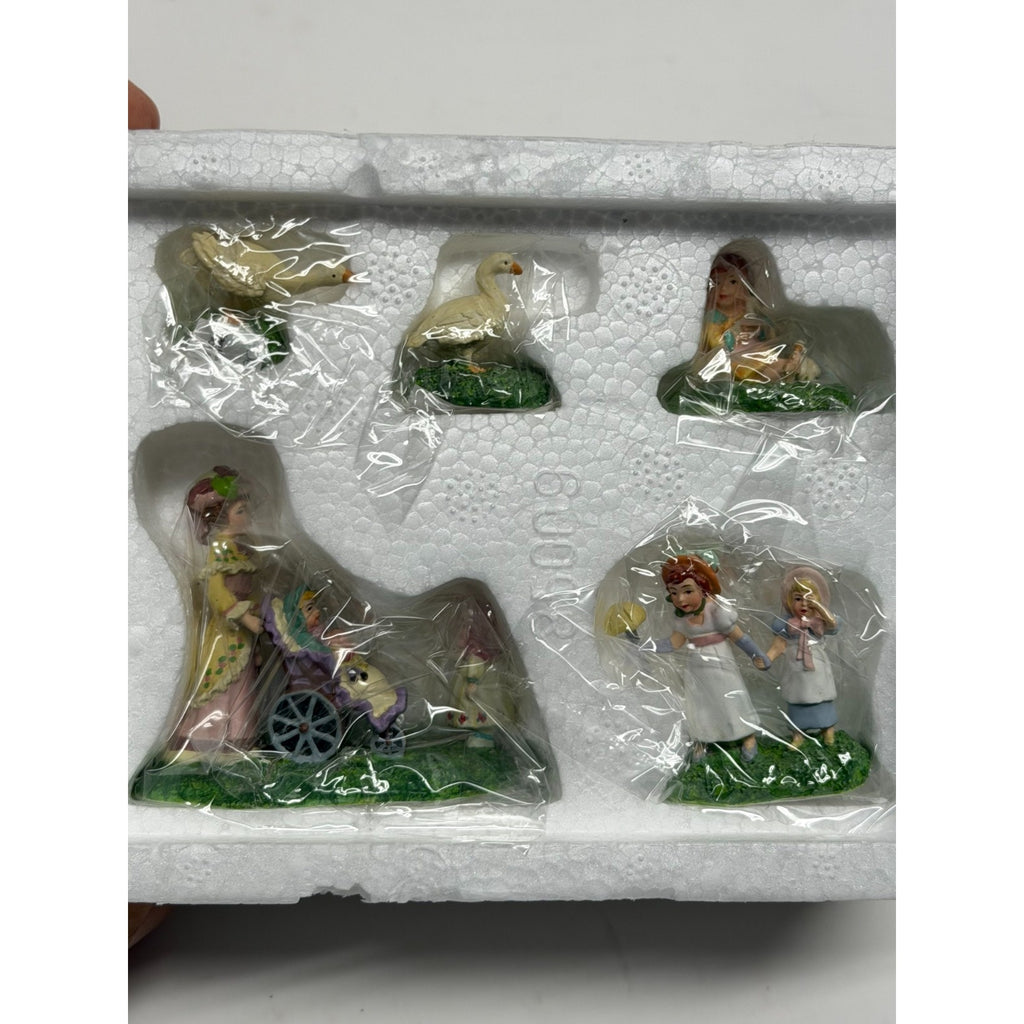 Vintage Dept 56 A Stroll in the Park Seasons Bay #53308 NEW! 5-Piece Set