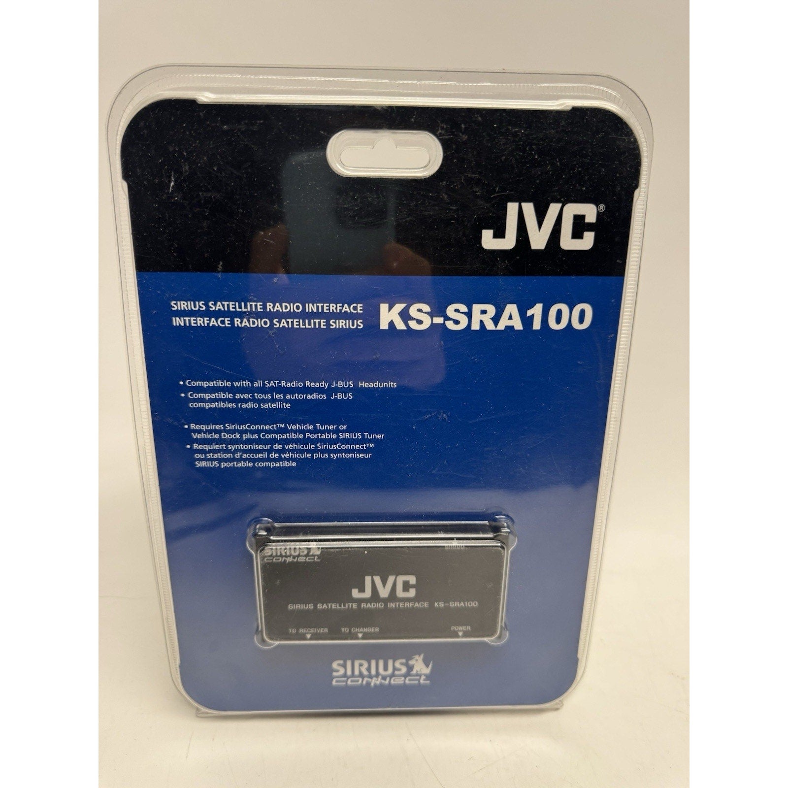 VINTAGE SEALED PACKAGE JVC KS-SRA100 Sirius Connect Satellite Radio Interface