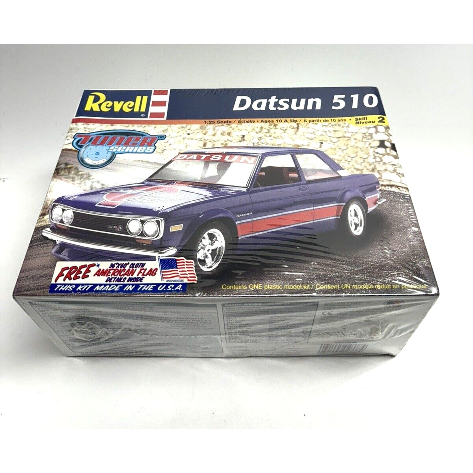 VINTAGE SEALED Revell Datsun 510 Tuner Series #85-2377 Model Car Kit 1/25 Scale