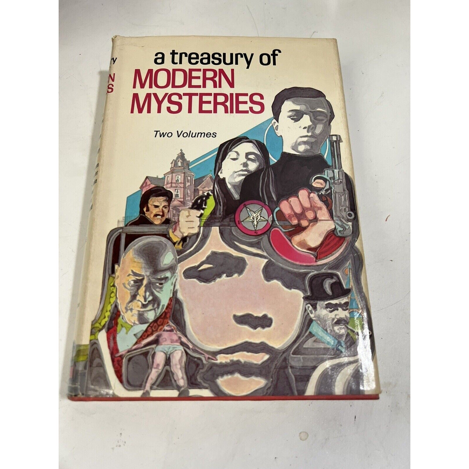 LOT 10 VINTAGE Mystery Books Hard Cover Agatha Christie, David Harper, MacDonal