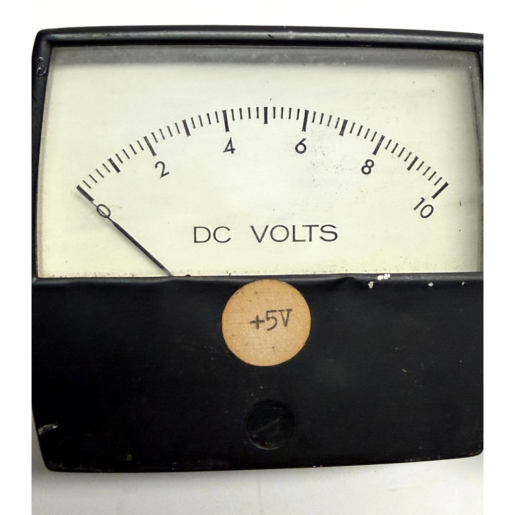 Vintage lot of 2 Analog DC Volts 0-10 and Amperes 0-20