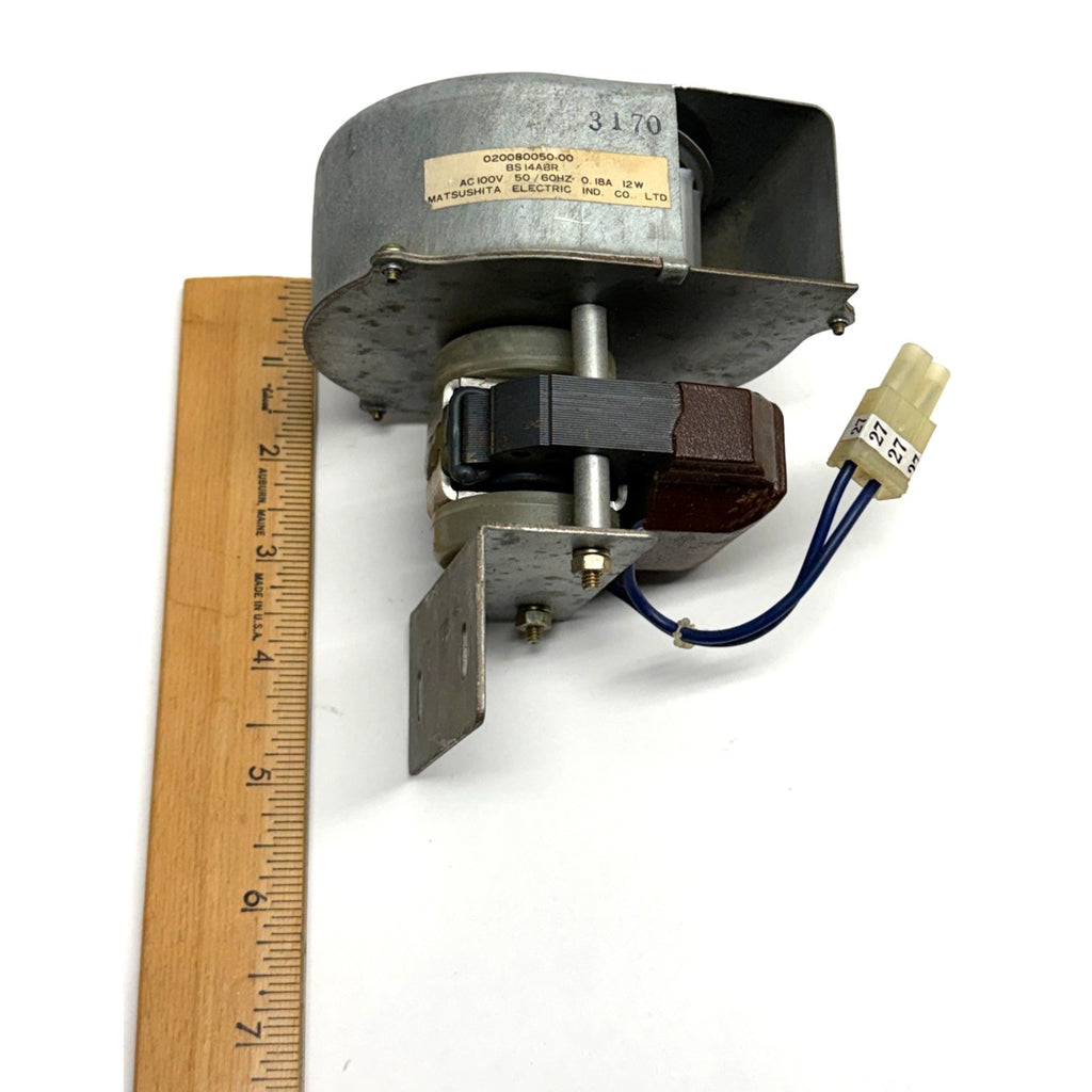 Vintage Matsushita Electric fan motor 020080050-00 BS 14ABR.