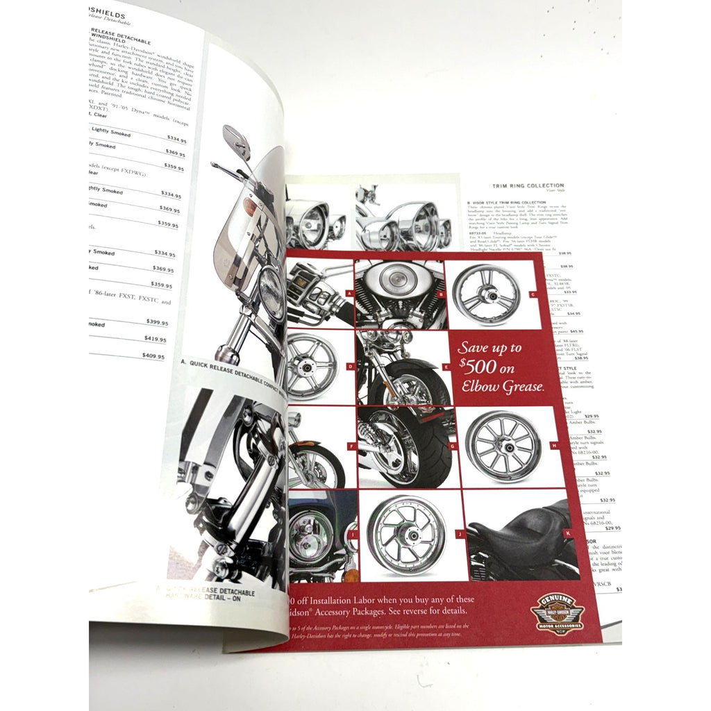 Vintage Harley-Davidson 2005 Genuine Motor Accessories & Genuine Parts Guide