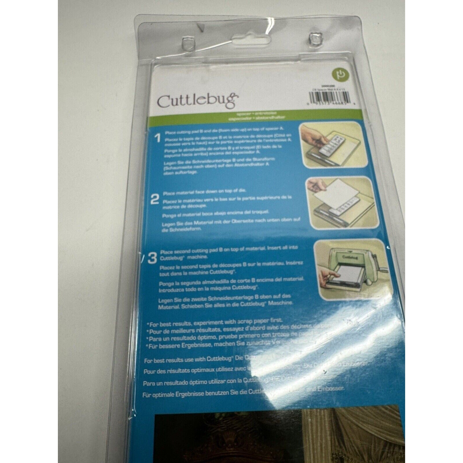 VINTAGE NOS SEALED Provo Craft Cuttlebug 6" x 13" Spacer A Extended