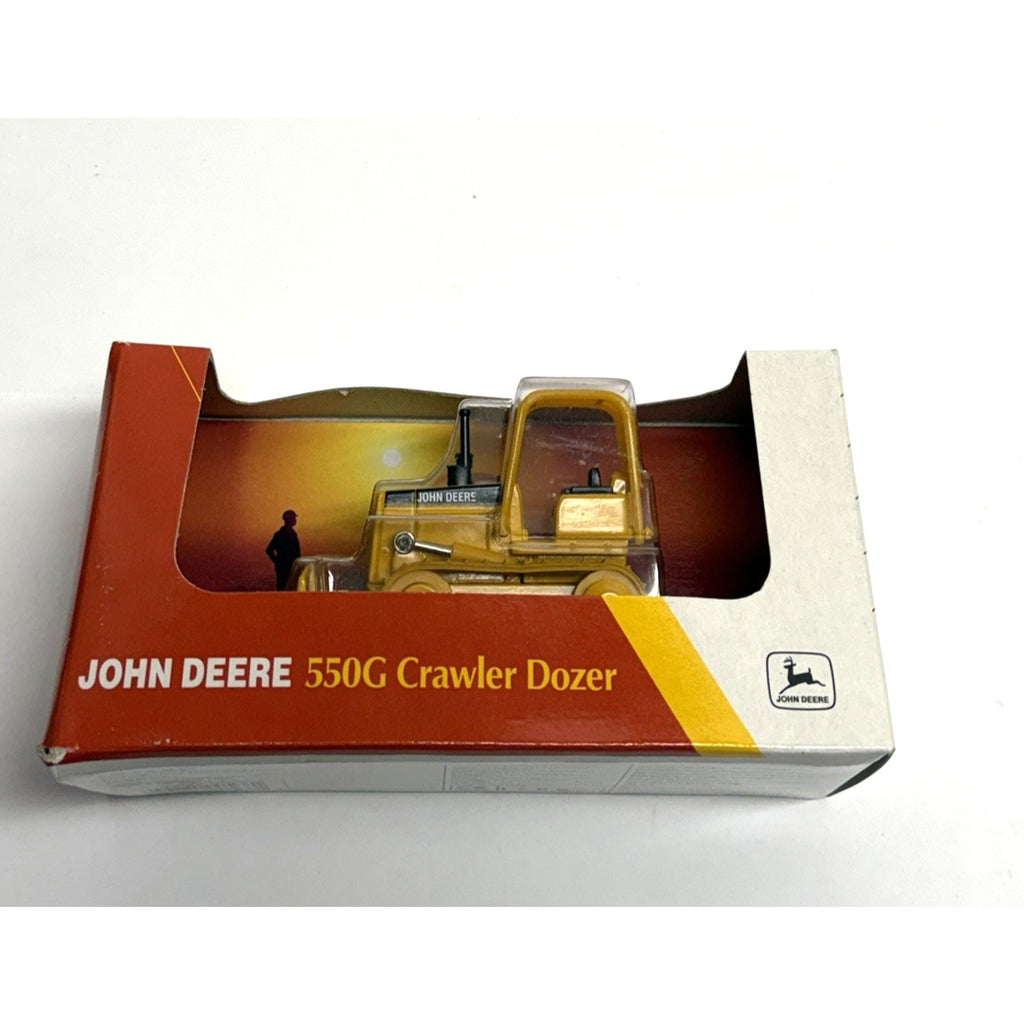 VINTAGE NOS ERTL John Deere Crawler Dozer 550G in Package 1:64 Scale Replica Toy