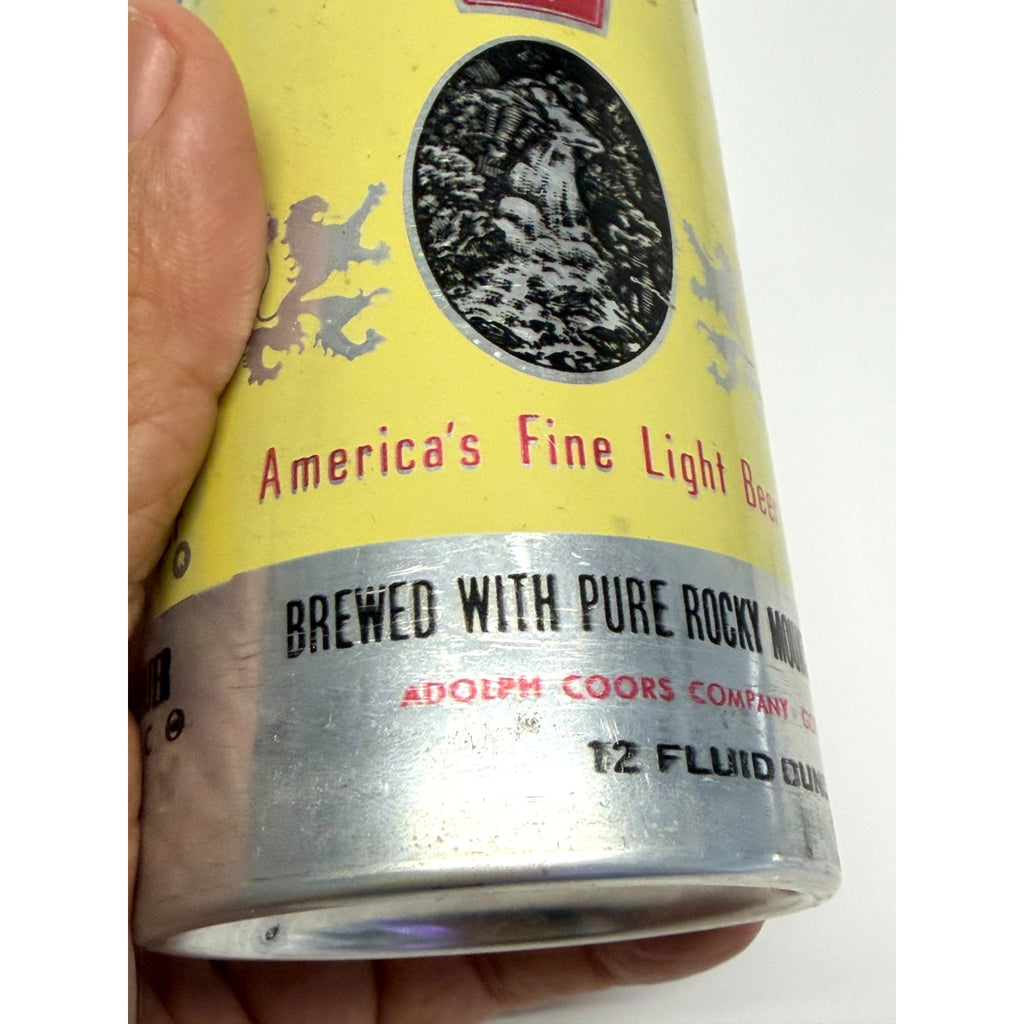 VTG 1970's Coors-Banquet Light Beer 🍻-Golden, Colorado-12 oz-Aluminum Beer Can
