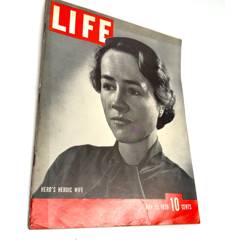 Vintage 1939 MAY 15 LIFE MAGAZINE - ANNE MORROW LINDBERGH COVER - L 130