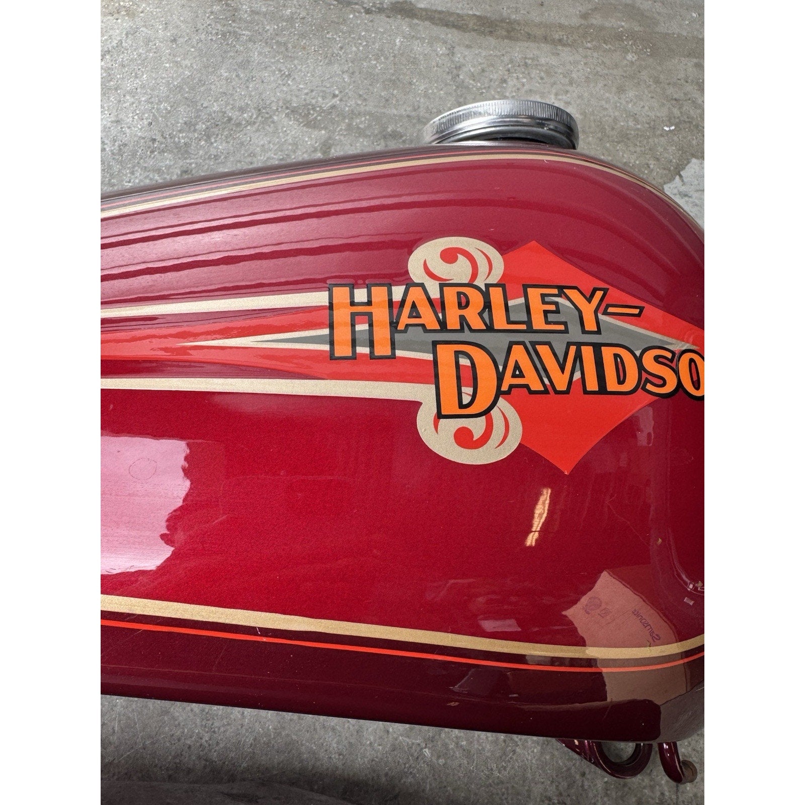 VINTAGE 1993 Harley Davidson Gas fuel tank Genuine FLSTC Evo Heritage Softail