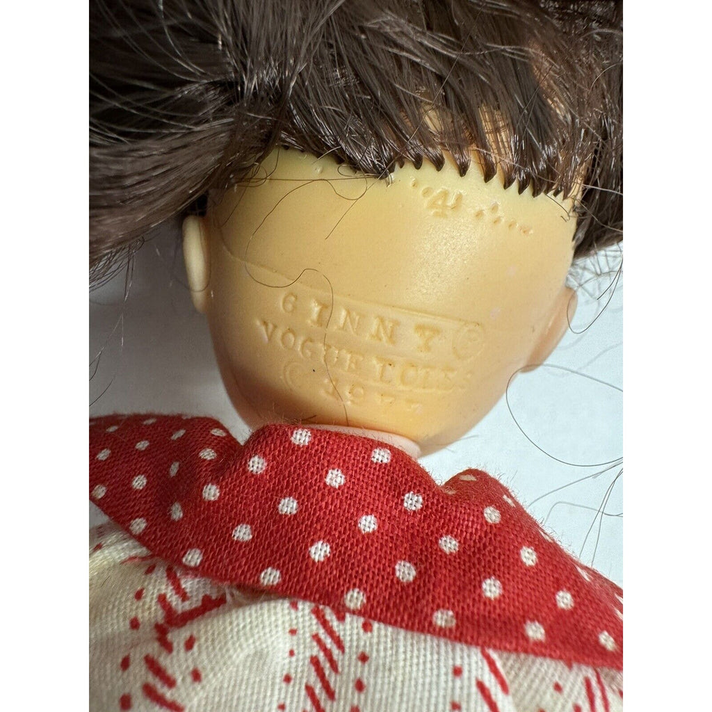 Vintage 1977 Vogue Ginny Collectible 8” Poseable Doll Moving Eyes