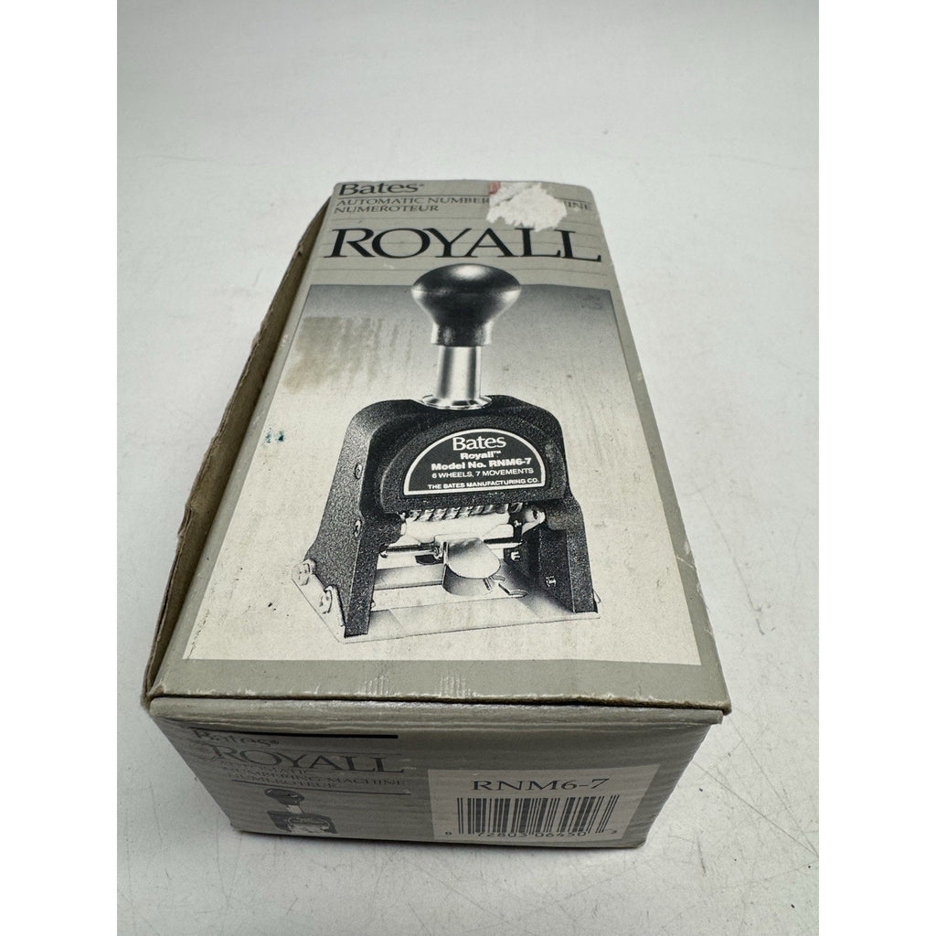 VINTAGE NOS Royall Economy Numbering Machine, Model RNM6-7