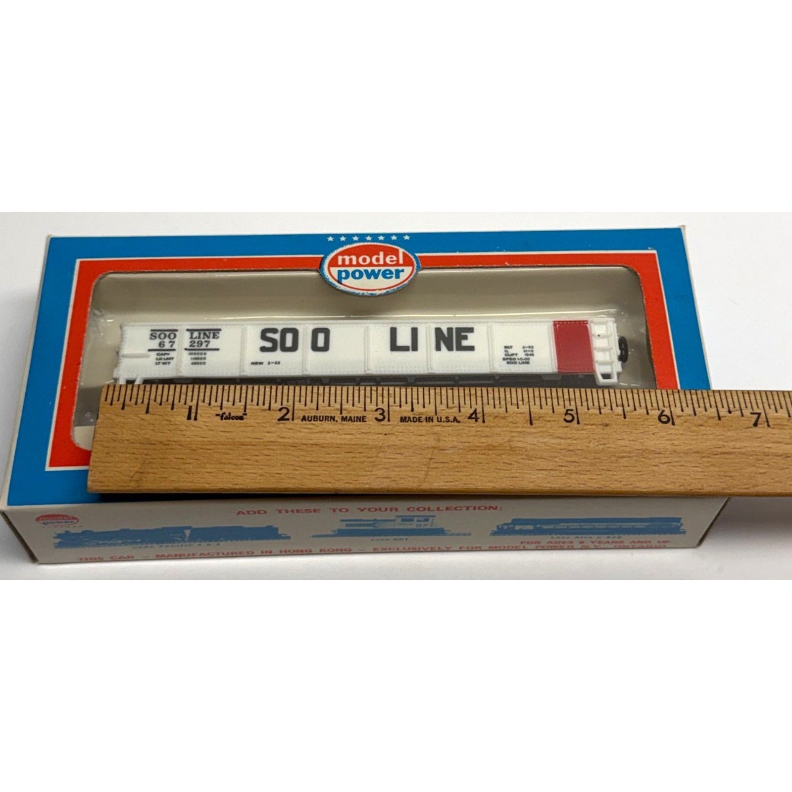 Vintage FACTORY SEALED NEW SOO LINE 67297 40' STEEL GONDOLA