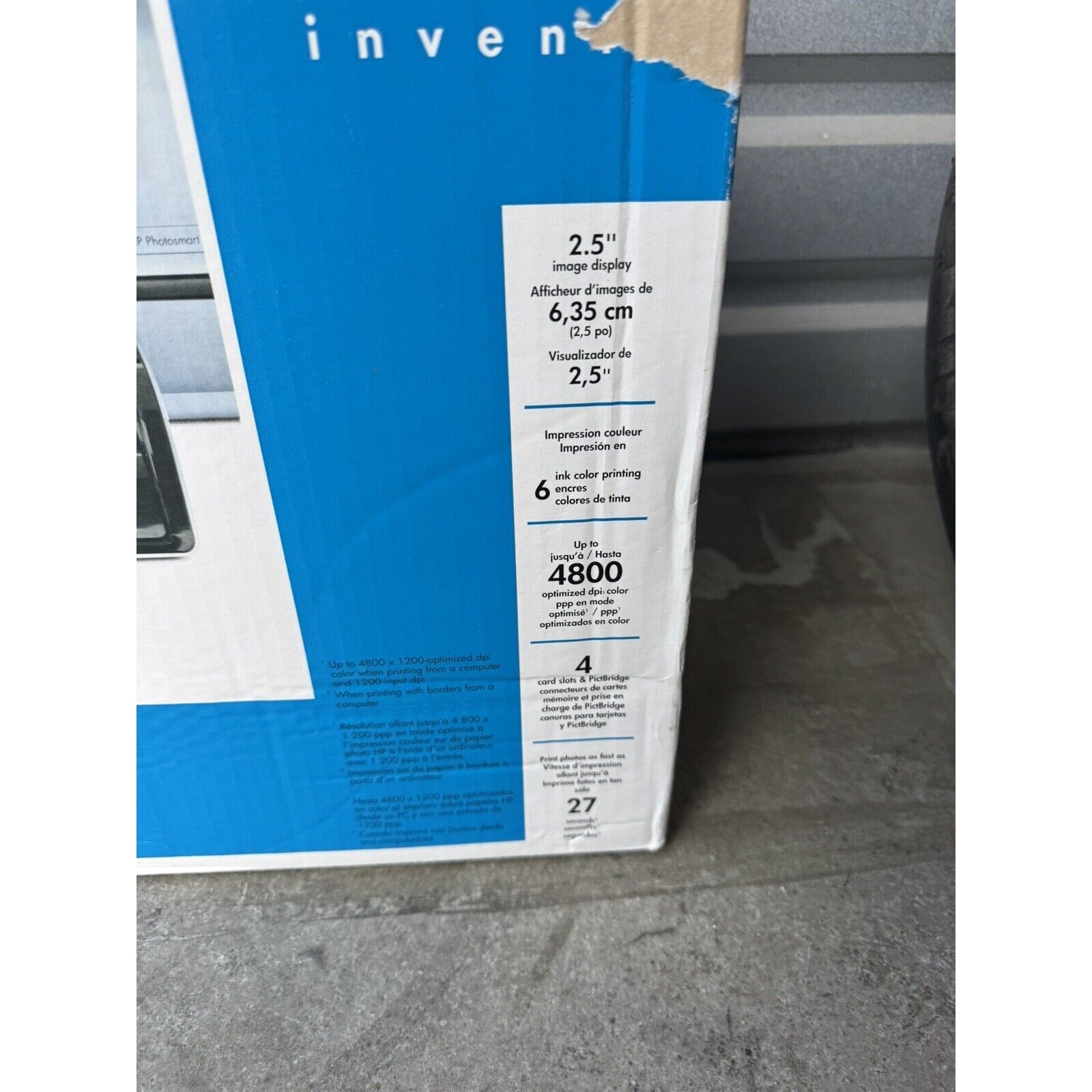VINTAGE 2004 NOS HP PhotoSmart 8150xi Inkjet Printer