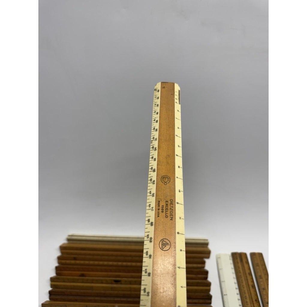 Vintage Drafting Rulers Lot Of 15 Keuffel & Esser, Dietzgen Made in USA