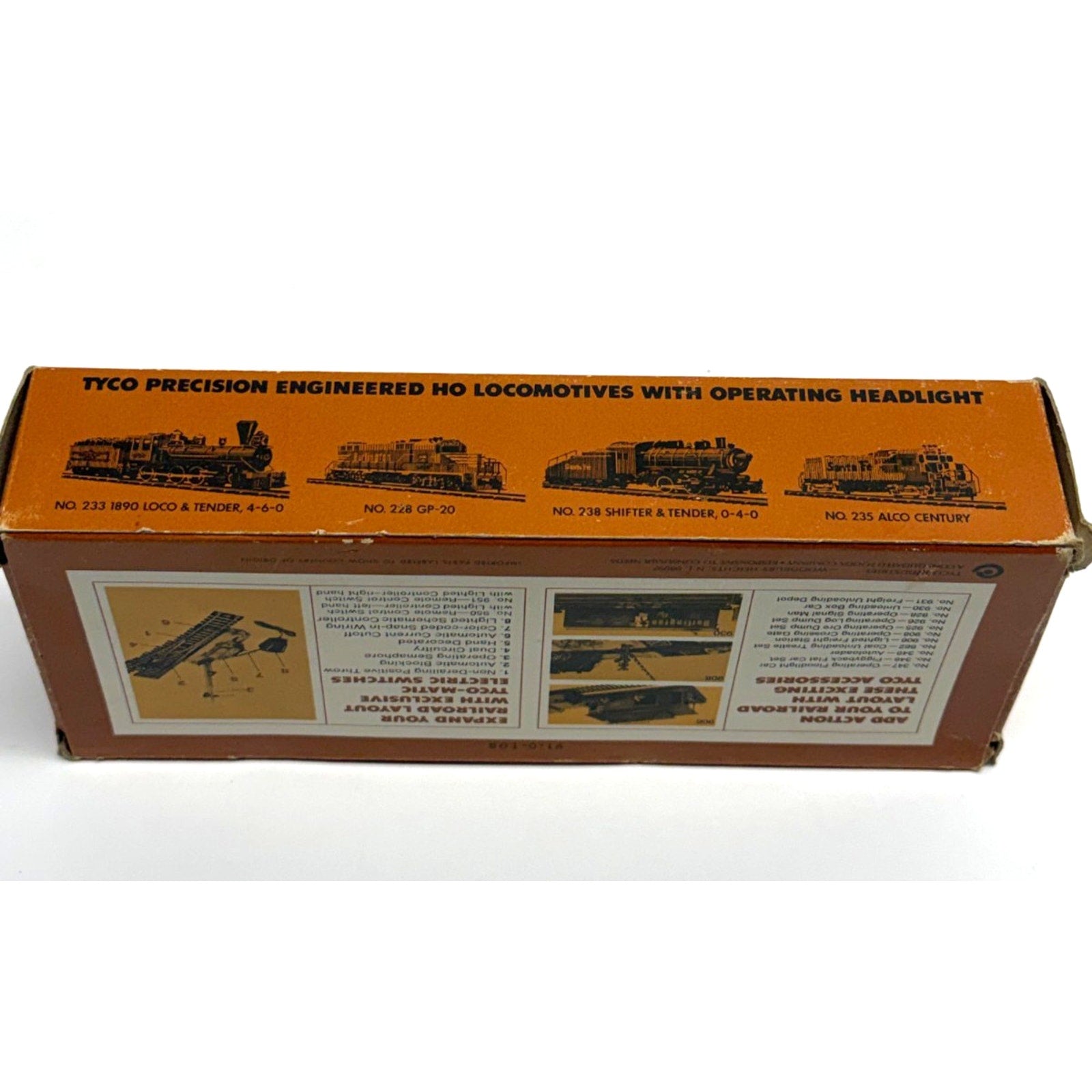 Vintage HO Scale Tyco Cupola Caboose Santa Fe AT&SF 7240 Model Trains-New In Box