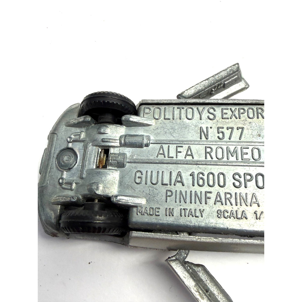 Vintage Politoys Export #577 Alfa Romeo Giulia 1600 Sport Pininfarina 1/43