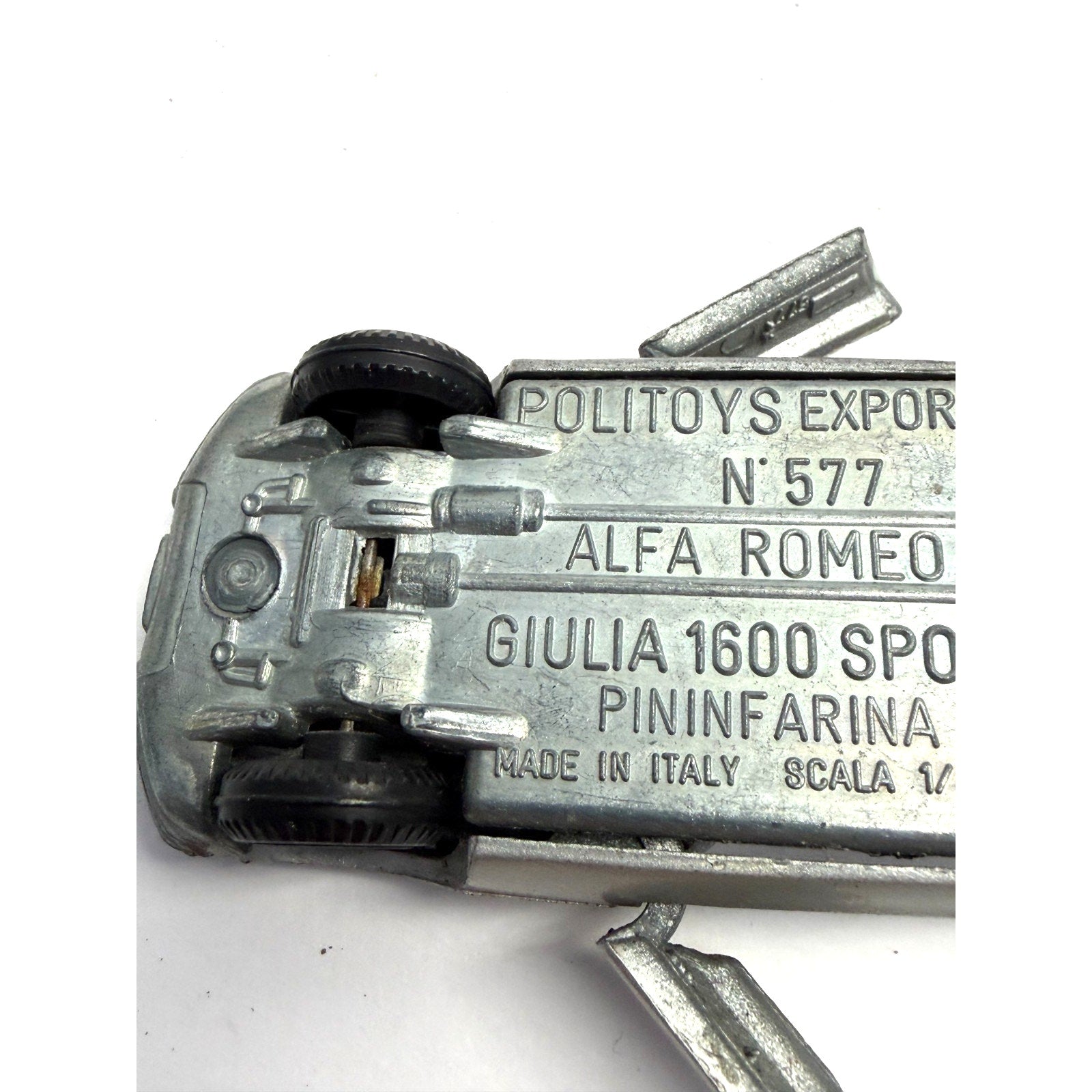 Vintage Politoys Export #577 Alfa Romeo Giulia 1600 Sport Pininfarina 1/43