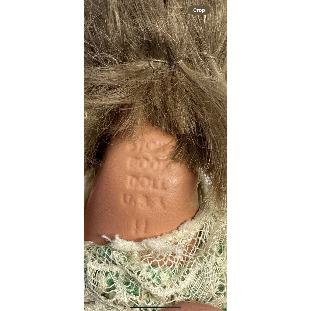 Vintage NANCY ANN STORYBOOK 5 1/2" Jointed Bisque Girl Doll No Arms