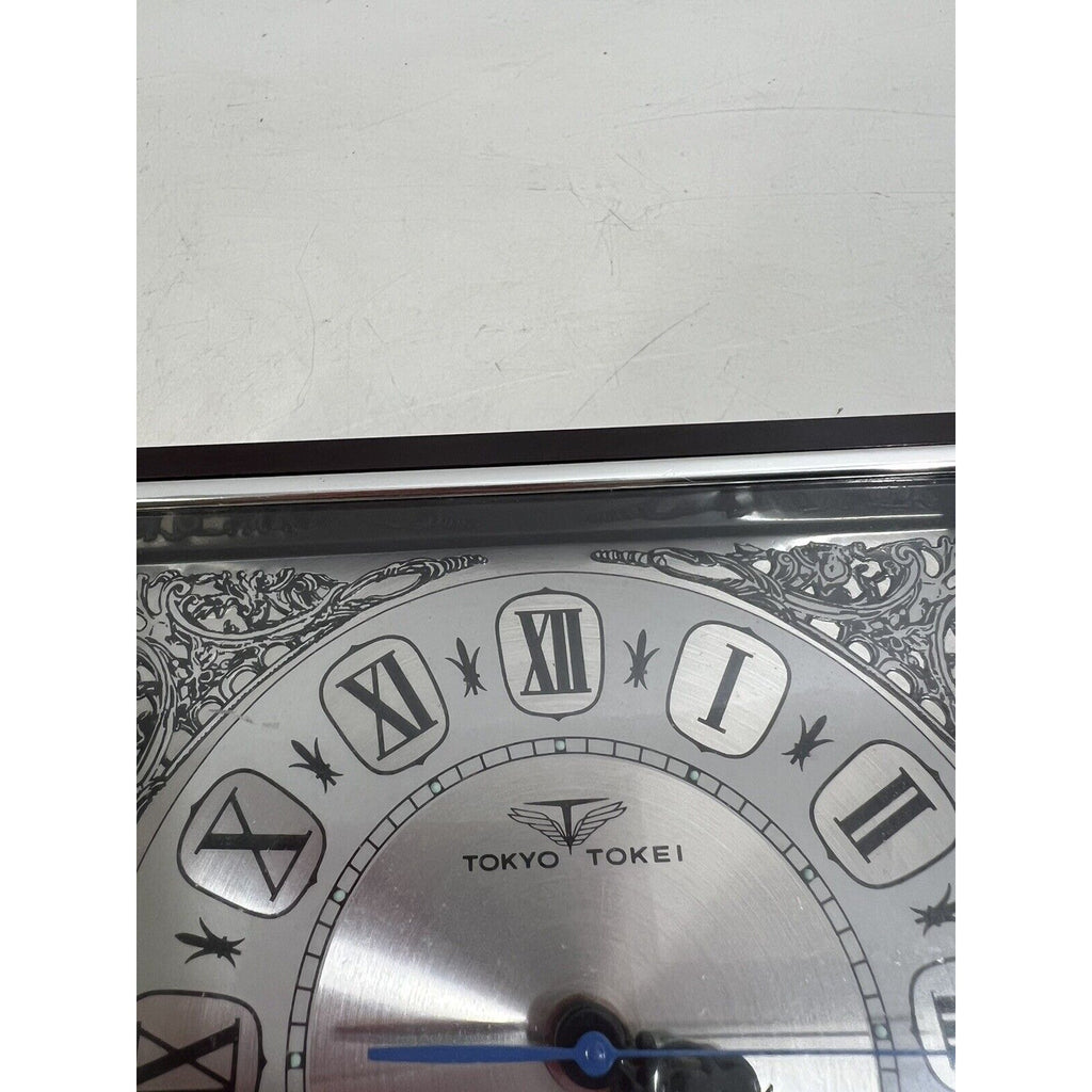 VINTAGE 60/70 Tokyo Takei 8 2 Jewels Mantel Clock Fully Working Made in Japan