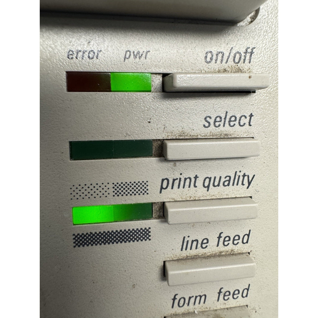 Vintage Apple ImageWriter II Dot Matrix Printer A9M0320 Power On - UNTESTED