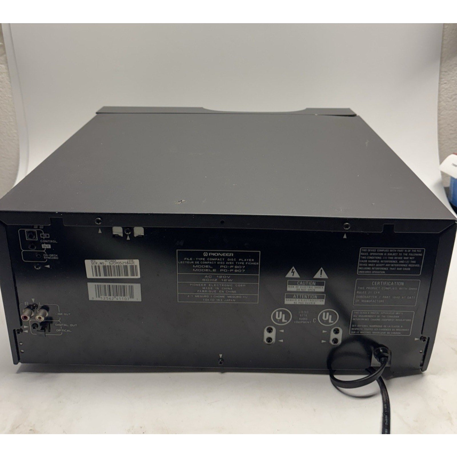 VINTAGE Pioneer PD-F907 101 Disc CD Player Changer