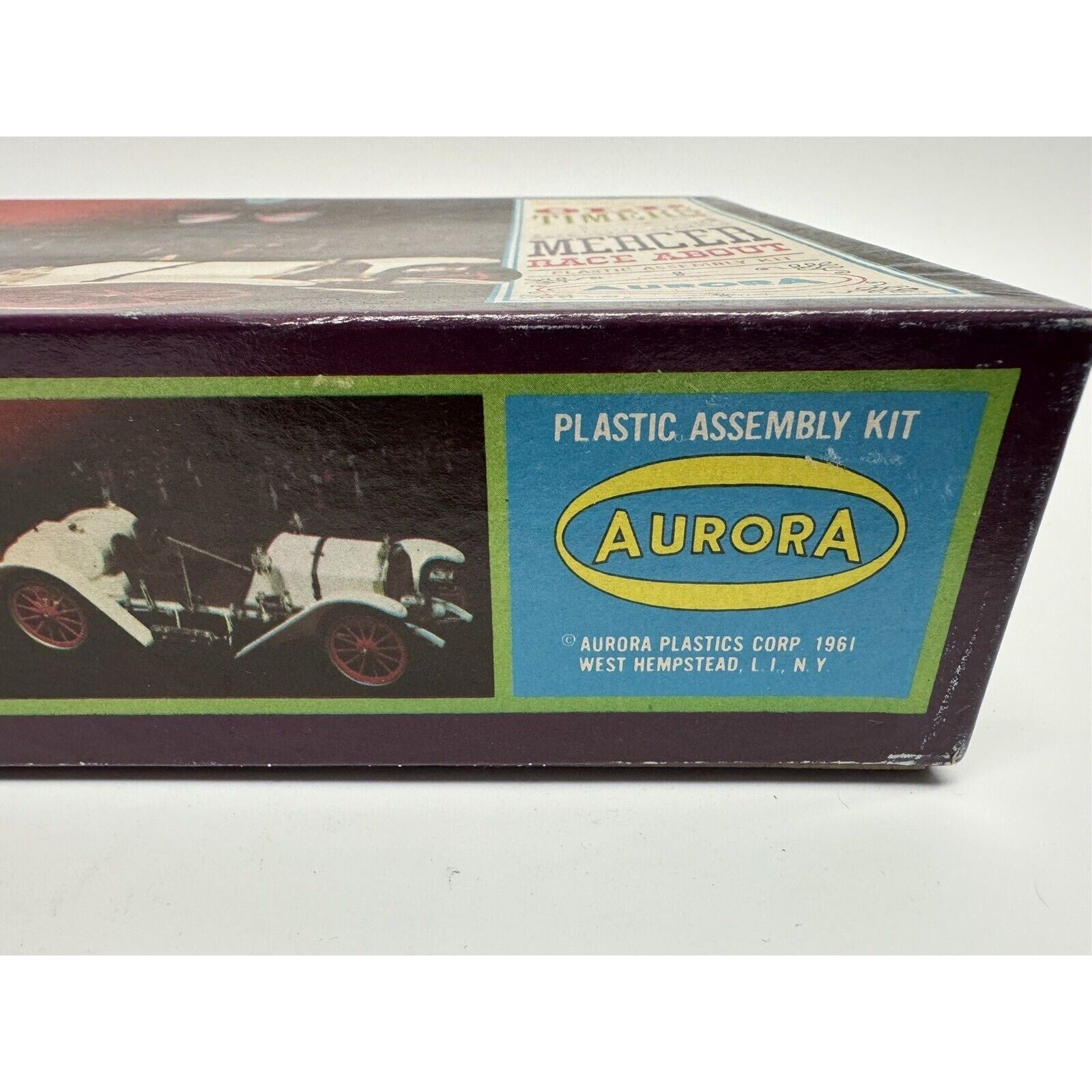 Vintage NOS 1961 Aurora OLD TIMERS Mercer Race About Plastic Assembly Kit 572