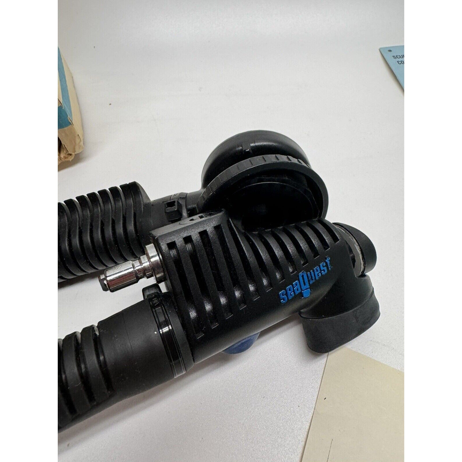 VINTAGE SCUBAPRO Pressure Gauge, Scuba Hose and a SeaQuest Dual Valve BCD infla