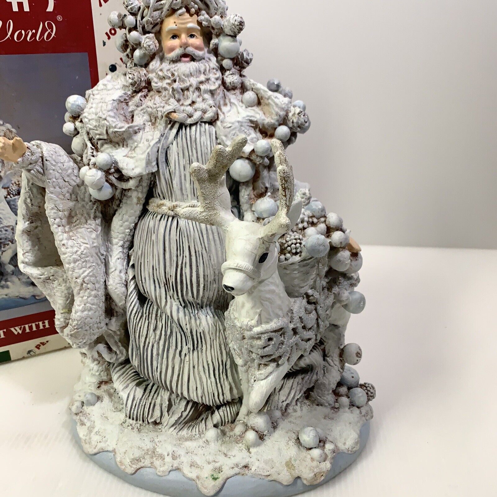 VINTAGE HOUSE OF LLOYD CHRISTMAS AROUND THE WORLD FATHER FROST WITH DEER
