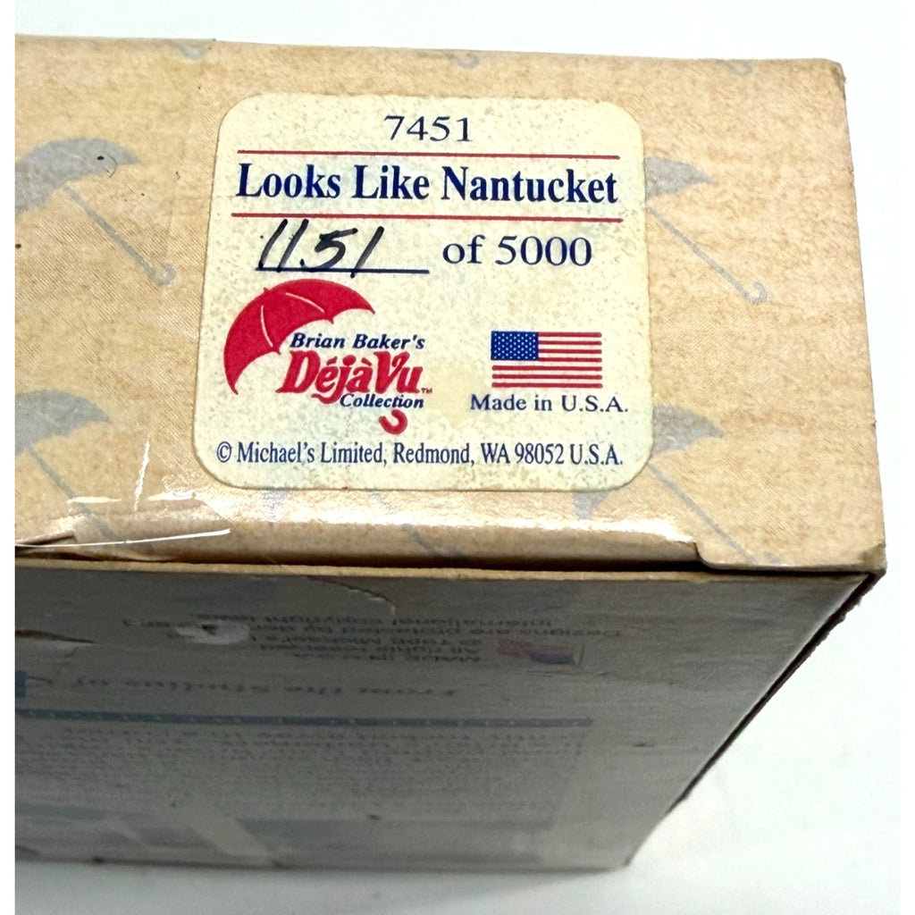 VTG Brian Baker's Deja Vu Collection "Looks Like Nantucket" #7451 LimitedEdition