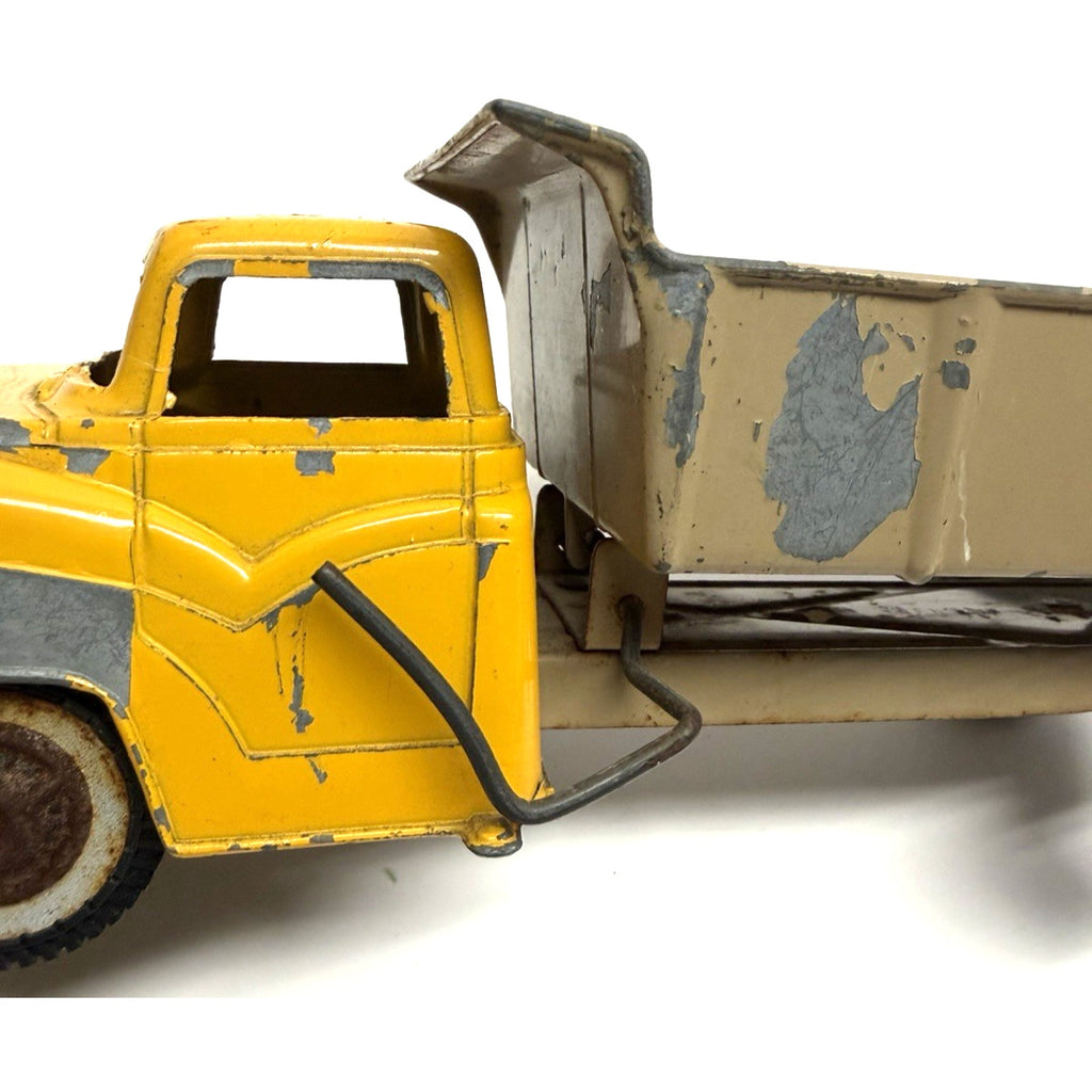 Vintage 1950s Buddy L Sand & Stone Dump Truck Pressed Steel