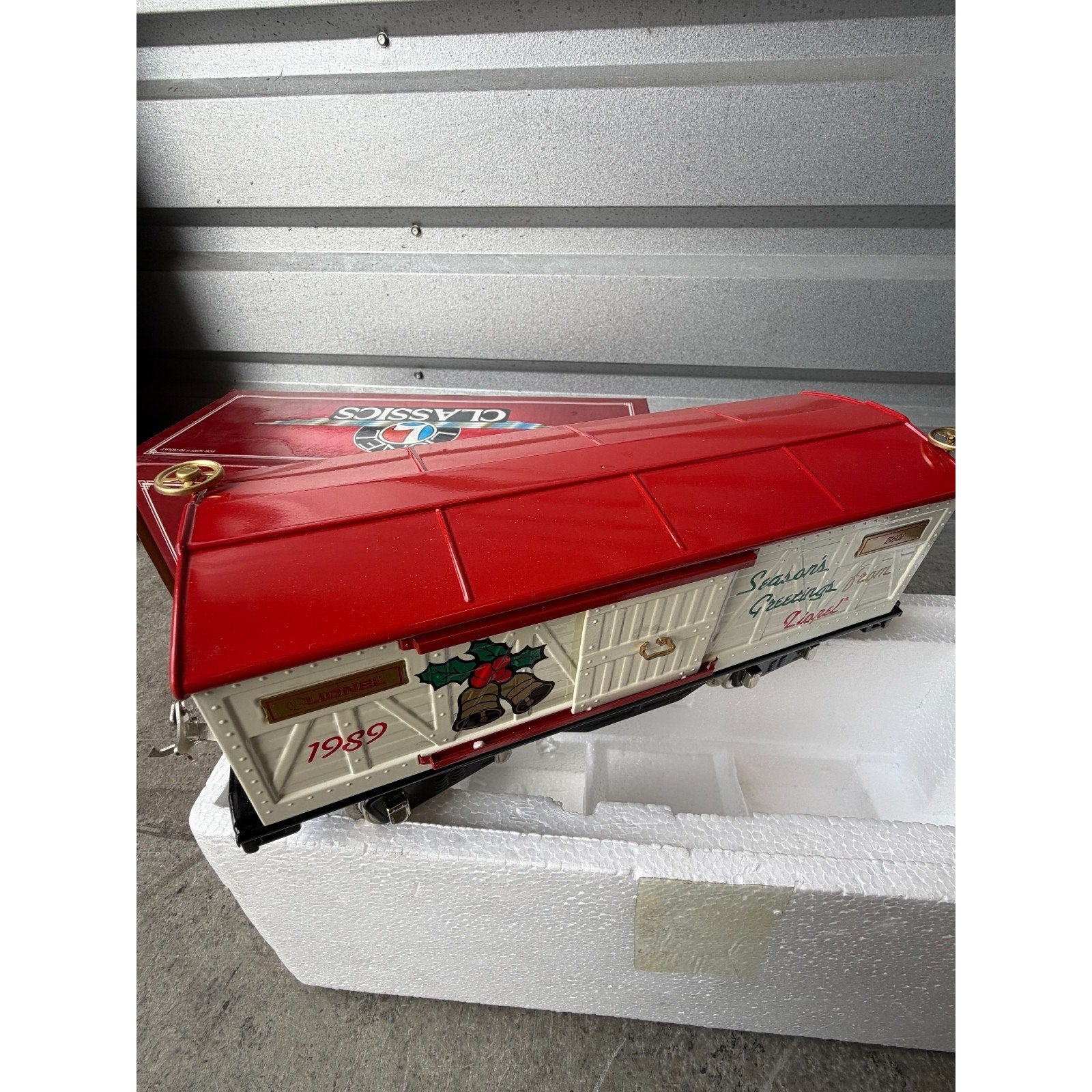 VINTAGE NOS LIONEL CLASSICS 6-13601 STANDARD GAUGE 1989 CHRISTMAS CAR
