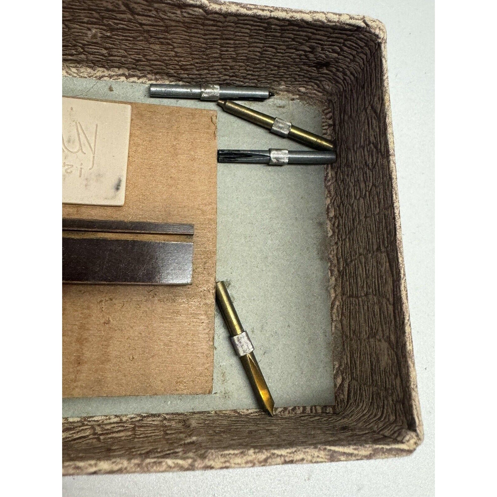 RARE NOS Vintage Writing instrument DINGRAPH SCHRIFTEN Inscriptions Alphabet