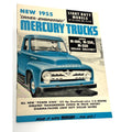 Vtg 1955 Ford Mercury Truck M-100 M-250 M-350 Vintage Canada Sales Brochure