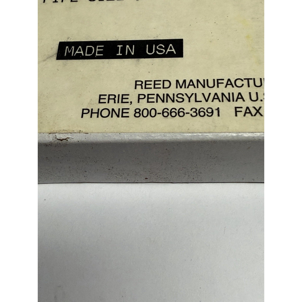 VINTAGE SEALED 1" Reed 2SP1 Solid Block Die 05528 NPT Steel/Stainless 4" x 4"
