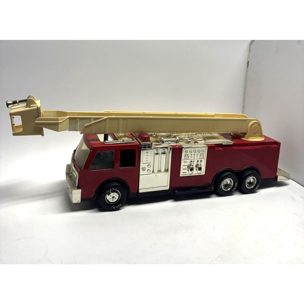 Vintage 1993 23" Tonka Fire Truck Engine No 5 Rescue Boom Ladder #92330