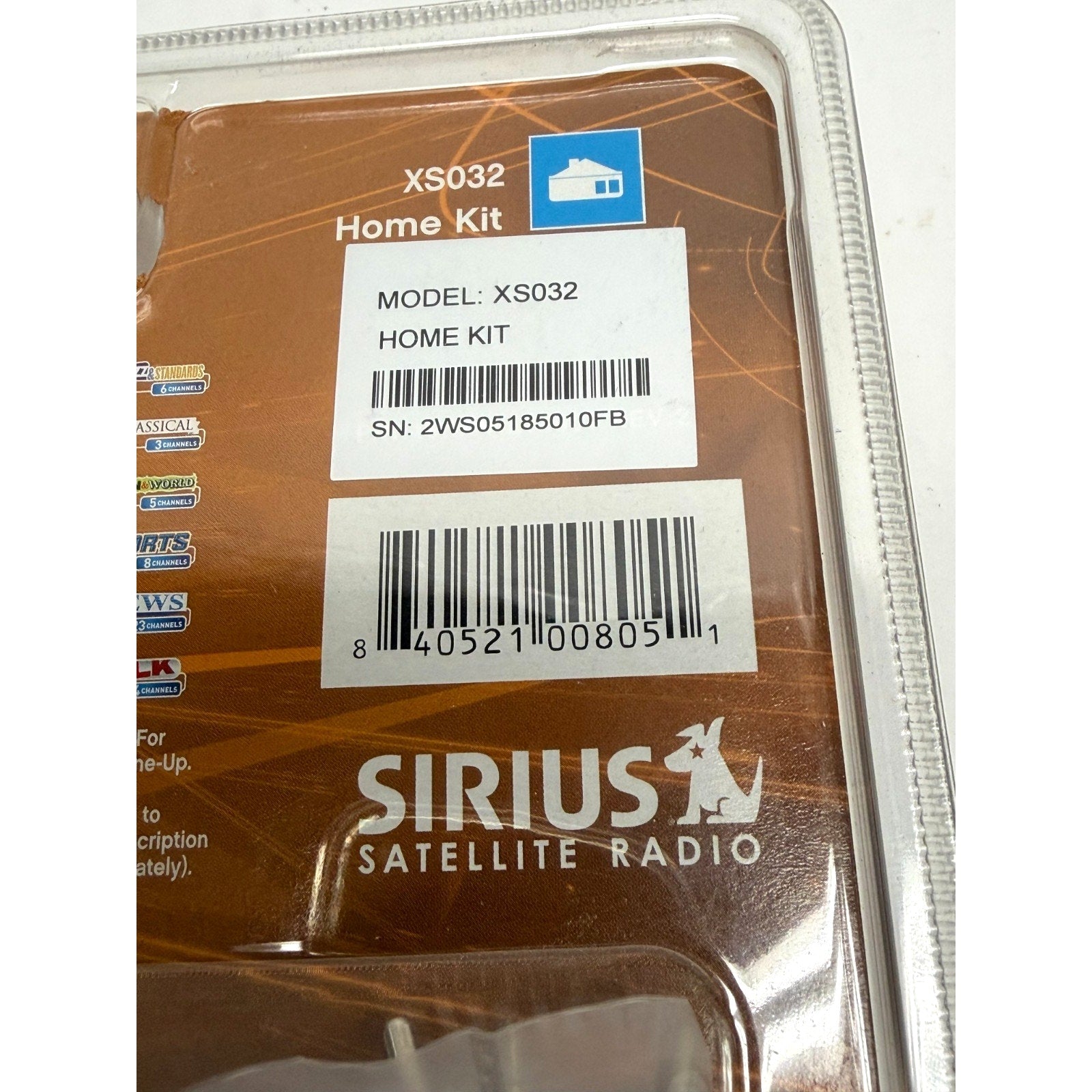 Vintage SEALED Sirius Satellite XACT Stream Jockey II Home Kit (model XS032)