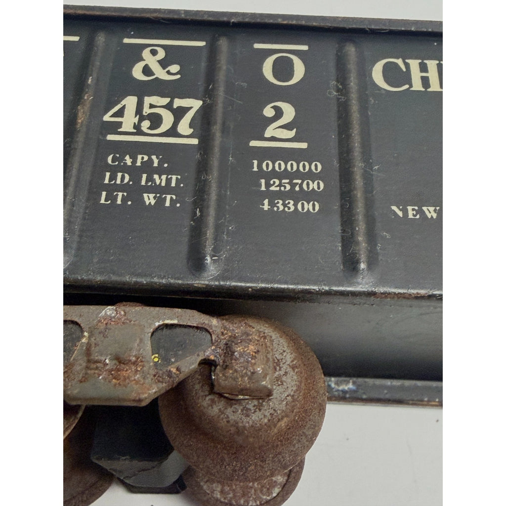 Vintage Marx O O-27 Tin C&O #44572 Chesapeake & Ohio Gondola