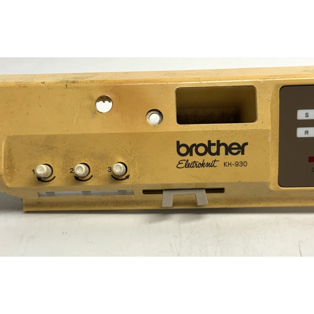 Vintage Brother KH-930 Control Panel For Parts Only (There is a Broken Part)