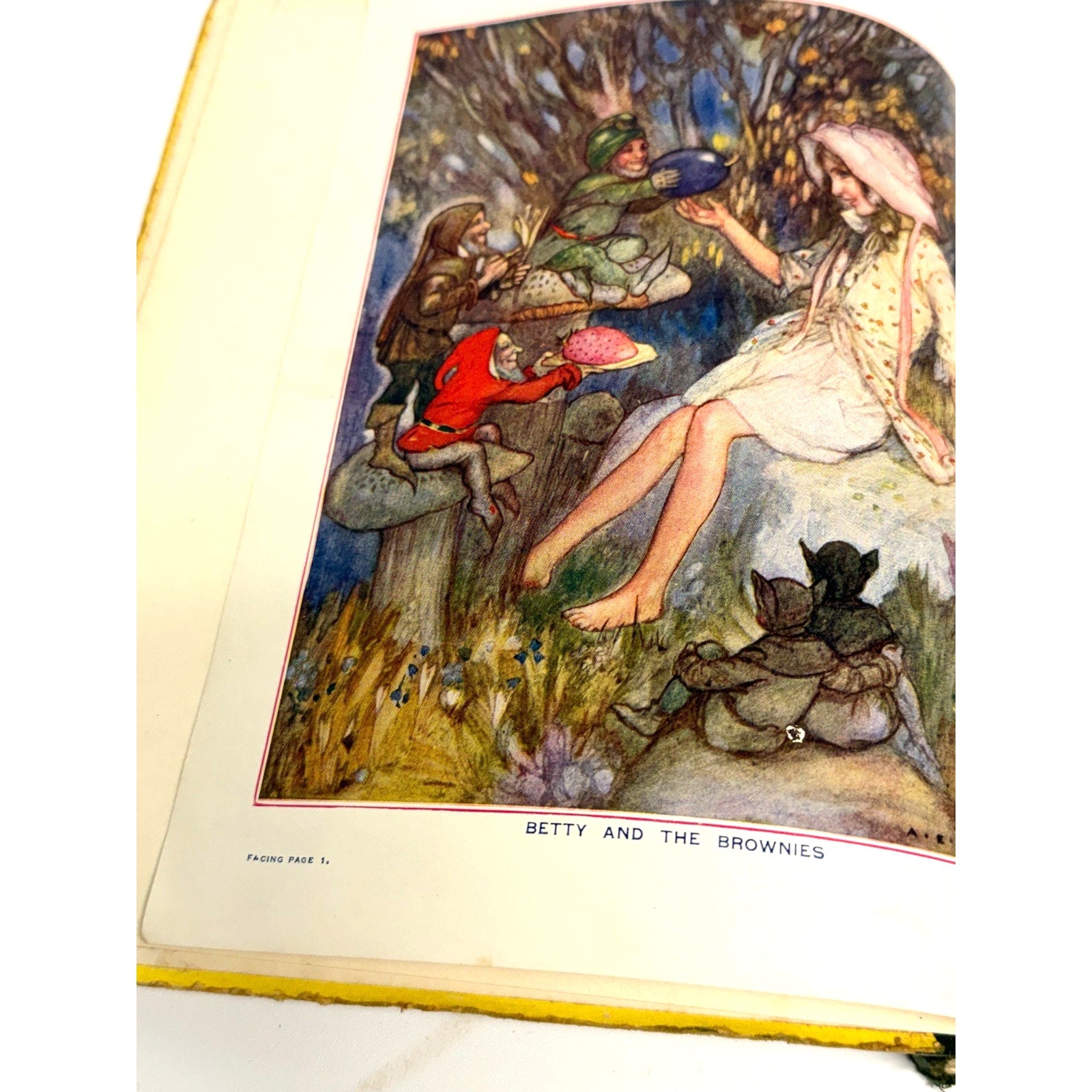 Vintage Antique Playbox Annual 1917 Childrens WWI Story Book