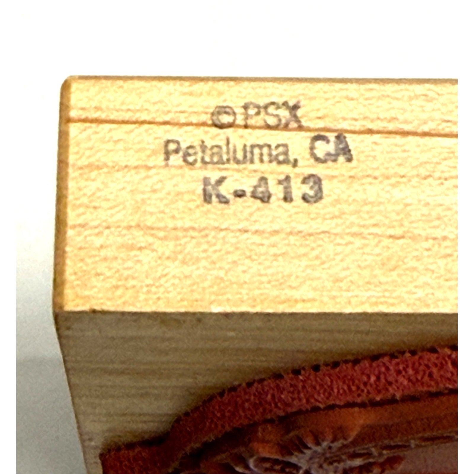 VINTAGE NEW Lot of 3 Wood Rubber Stamp Lot PSX K-413 K-484 Wreath Frames