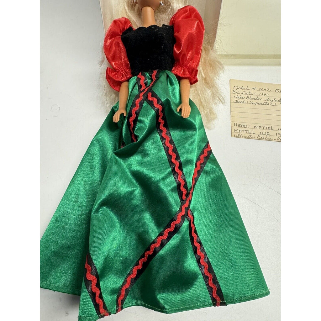 VINTAGE Mattel 1992 Glitter Beach Barbie Doll #3602 Mattel